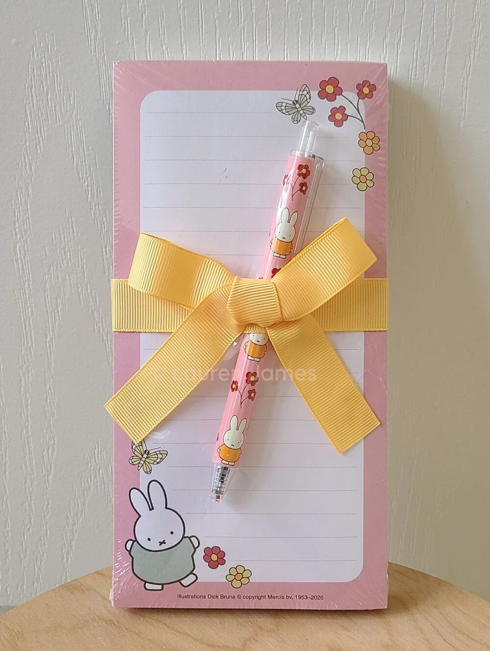 Miffy Flowers and Butterflies Notepad Set